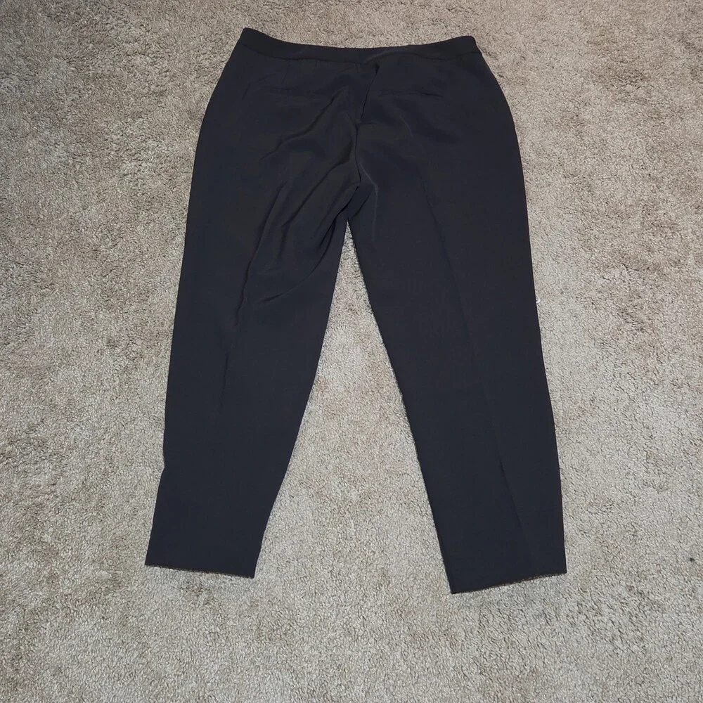 Zac & Rachel Black Dress Pants 14 Pleated Pocket Stretch Career NWOT - Picture 6 of 16